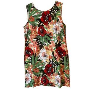 Talbots Floral Summer Sleeveless Dress 14